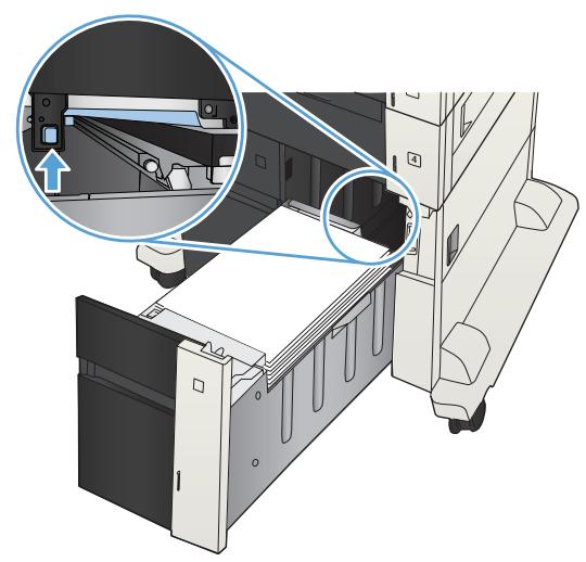 HP LASERJET ENTERPRISE 700 M712XH - Clear jams in the 3,500-sheet high-capacity tray - 5