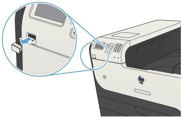 HP LASERJET ENTERPRISE 700 M712XH - Print easy-access USB documents - 1