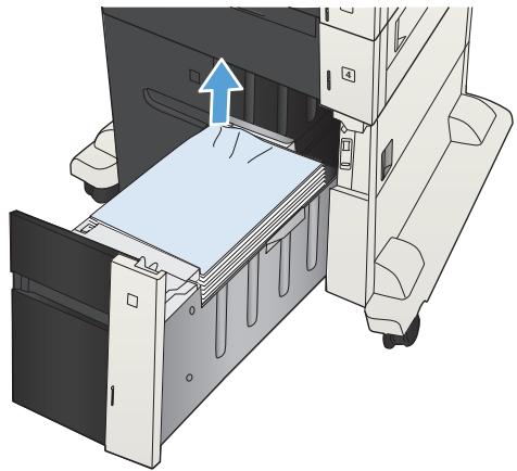 HP LASERJET ENTERPRISE 700 M712XH - Clear jams in the 3,500-sheet high-capacity tray - 2