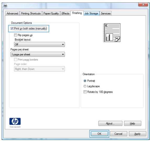 HP LASERJET ENTERPRISE 700 M712XH - Manually print on both sides (Windows) - 3