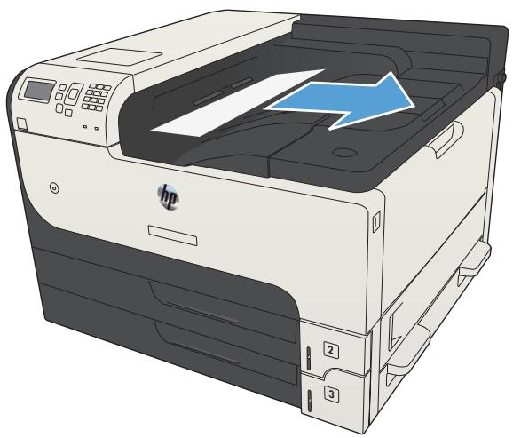 HP LASERJET ENTERPRISE 700 M712XH - Clear jams in the output-bin area - 1