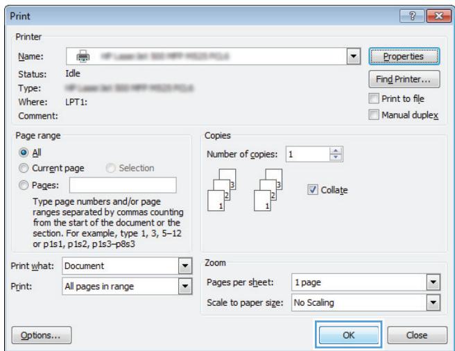 HP LASERJET ENTERPRISE 700 M712XH - Create a stored job (Windows) - 5