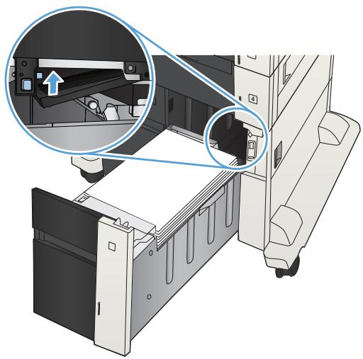HP LASERJET ENTERPRISE 700 M712XH - Clear jams in the 3,500-sheet high-capacity tray - 3