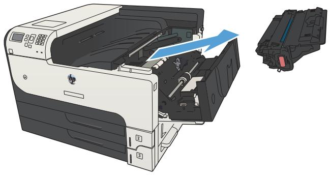 HP LASERJET ENTERPRISE 700 M712XH - Clear jams from the toner-cartridge area - 3