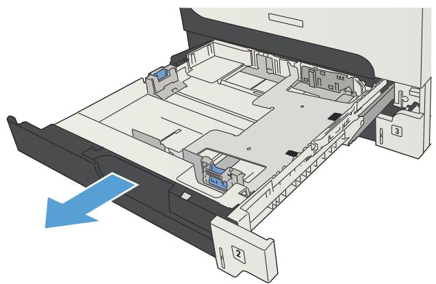 HP LASERJET ENTERPRISE 700 M712XH - Load Tray 2 and Tray 3 - 1
