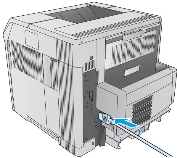 HP LASERJET ENTERPRISE M605X - Clear paper jams in the fuser area - 10