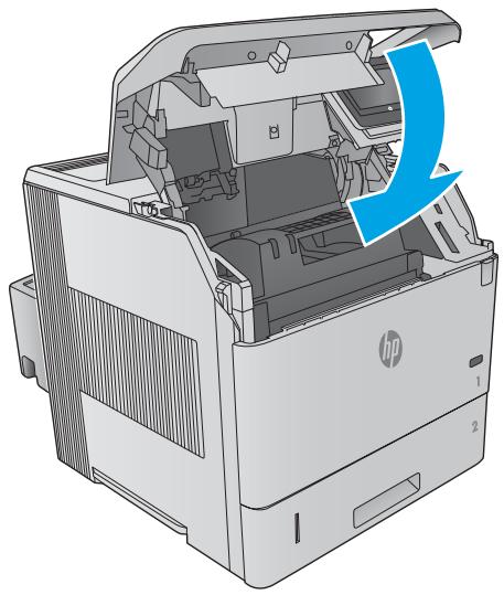 HP LASERJET ENTERPRISE M605X - Clear paper jams in the toner-cartridge area - 9