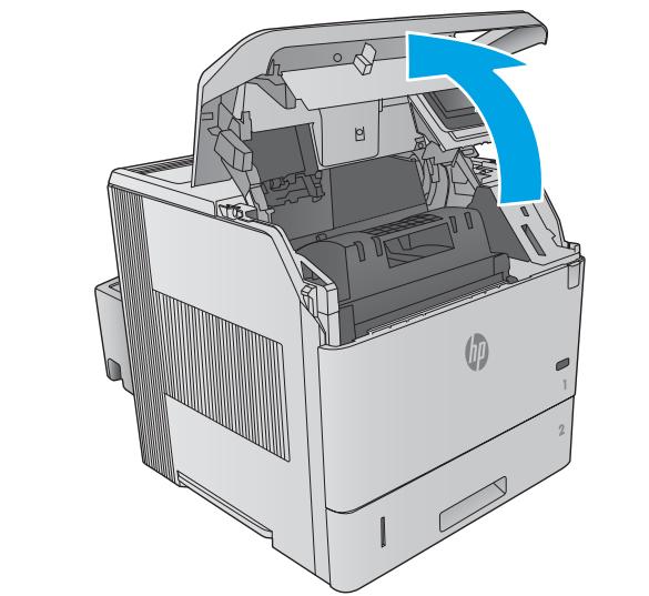 HP LASERJET ENTERPRISE M605X - Clear paper jams in the toner-cartridge area - 1