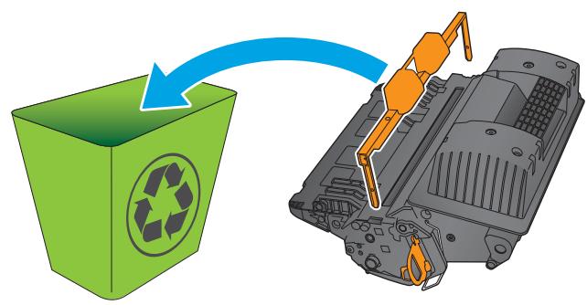 HP LASERJET ENTERPRISE M605X - Remove and replace the cartridge - 5
