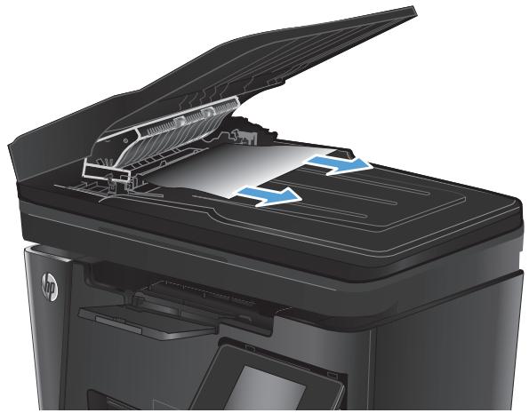 HP LASERJET PRO M125A - Clear jams in the document feeder - 4