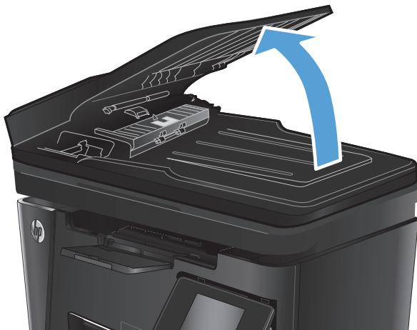 HP LASERJET PRO M125A - Clear jams in the document feeder - 2