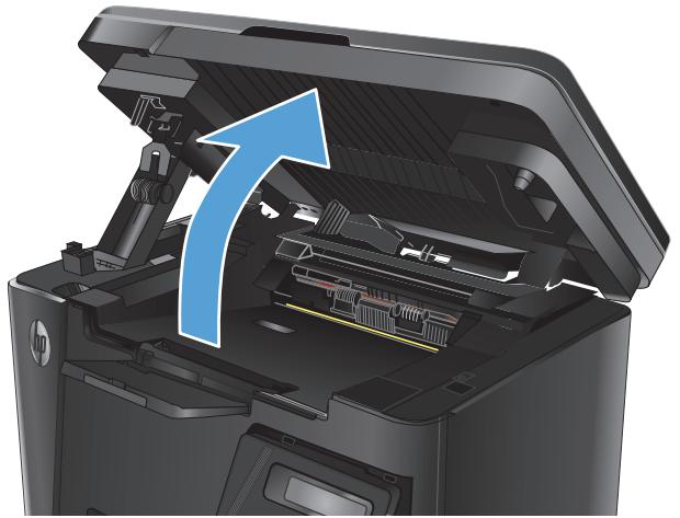 HP LASERJET PRO M125A - Clear jams in the output bin - 1