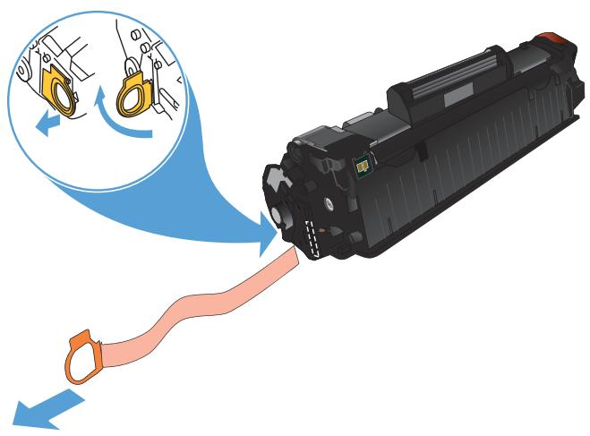 HP LASERJET PRO M125A - Replace the toner cartridge - 6