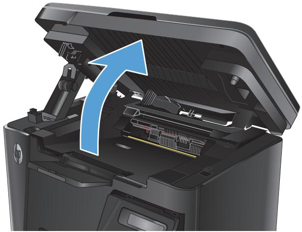 HP LASERJET PRO M125A - Clear jams in the toner-cartridge area - 1