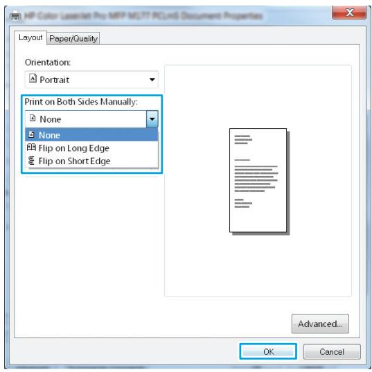 HP LASERJET PRO M176 - Manually print on both sides (Windows) - 3