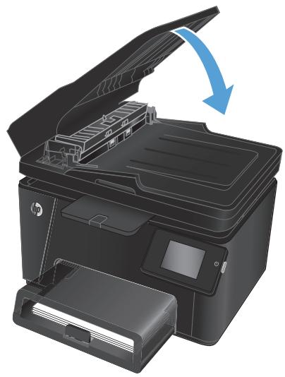 HP LASERJET PRO M176 - Clean the pickup rollers and separation pad in the document feeder - 3