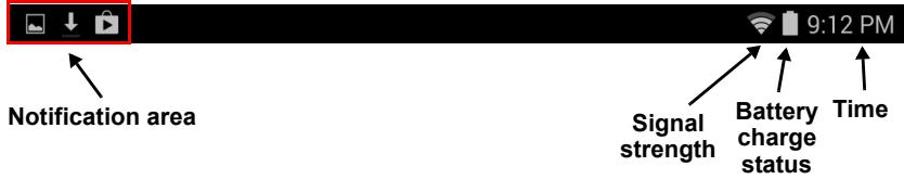 ACER ICONIA A1-840 (NT.L4JEE.004) - Notification and staus area - 1