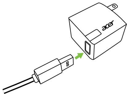 ACER ICONIA A1-840 (NT.L4JEE.004) - Fixed-prong type - 1