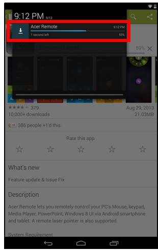 ACER ICONIA A1-840 (NT.L4JEE.004) - Play Store - 3