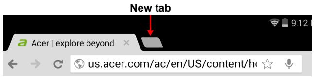 ACER ICONIA A1-840 (NT.L4JEE.004) - Using the browser - 2
