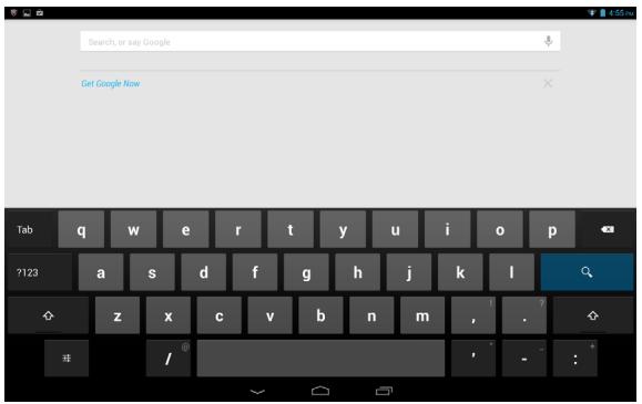 ACER ICONIA A3-A10 - The onscreen keyboard - 1