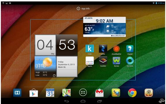 ACER ICONIA A3-A10 - Adding or removing shortcuts or widgets - 2