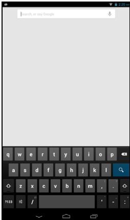 ACER ICONIA B1-710 - The onscreen keyboard - 1