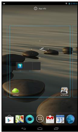 ACER ICONIA B1-710 - Adding or removing shortcuts or widgets - 2