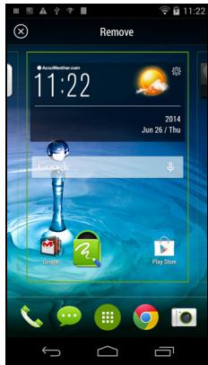 ACER LIQUID JADE - Adding or removing folders - 1