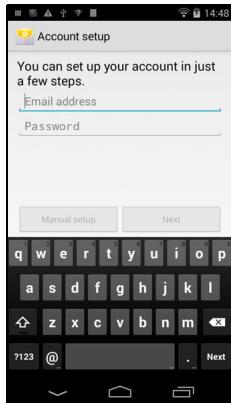 ACER LIQUID JADE - Setting up Email - 1