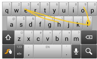 ACER LIQUID JADE - Swype - 2
