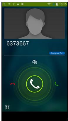 ACER LIQUID JADE - The voice call screen - 2