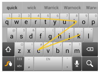 ACER LIQUID JADE - Swype - 3