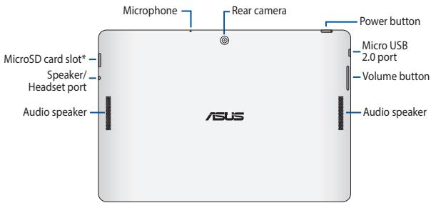 ASUS ME103K-1B001A - Rear view - 1