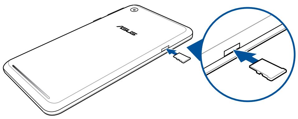 ASUS ME181CX-1F004A - Installing a memory card - 2