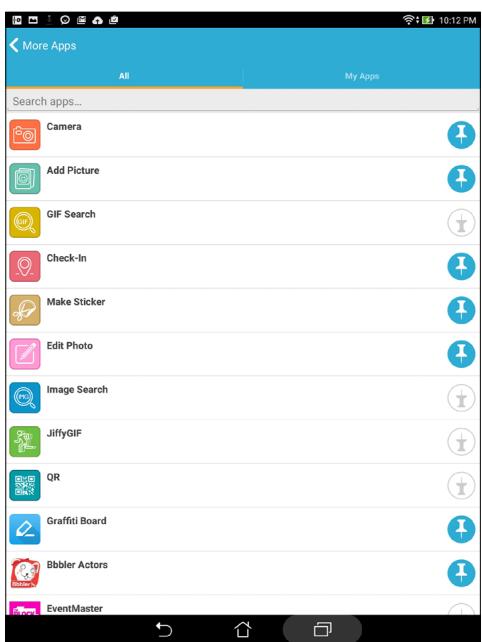 ASUS ZENPAD S 8.0 Z580C-1A007A - Adding more drawer apps to the drawer app list - 1