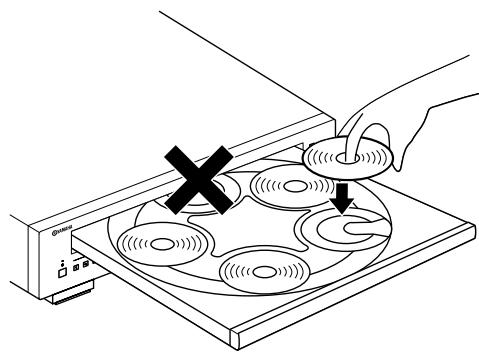 YAMAHA CDC-600 - CAUTION - 1
