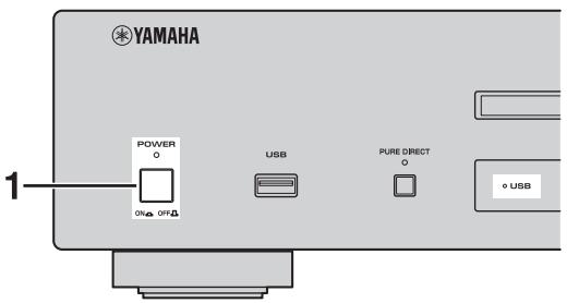 YAMAHA CDS700 - GRUNDLÄGGANDE MANÖVRERING - 1