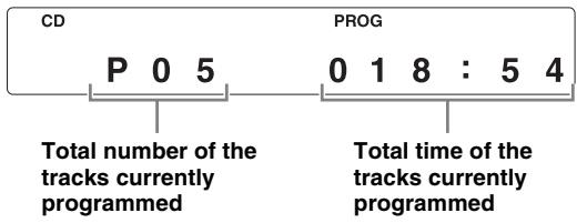 YAMAHA CD-S700 - Clearing programmed track - 2
