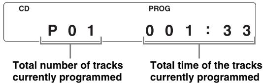YAMAHA CD-S700 - Program a desired track by pressing the corresponding numeric button and ENTER. - 4