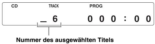 YAMAHA CD-S700 - Programmieren Sie einen gewünschten Titel, indem Sie die entsprechende Zahlentaste und ENTER drucken. - 2