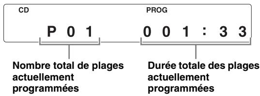 YAMAHA CD-S700 - Programmez la plage souhaitée en sélectionnant la touche numérique correspondante et en appuyant sur ENTER. - 3