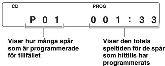 YAMAHA CD-S700 - Programmera önskat spår genom att trycka in motsvarande sifferknappar och tryck på ENTER. - 3