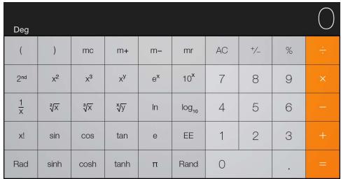 APPLE 6 - Calculator - 3