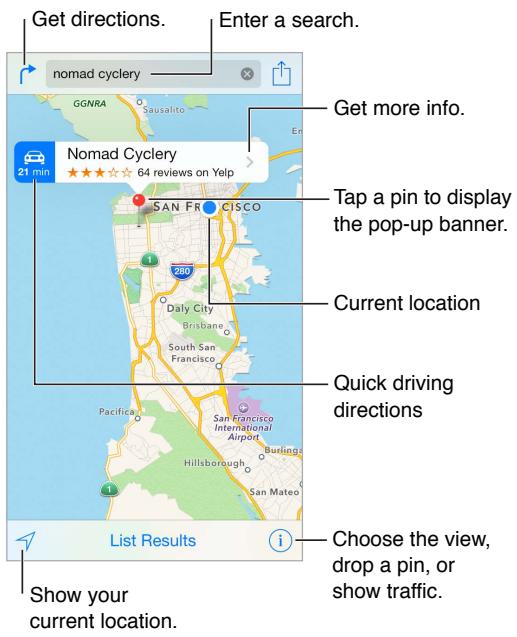 APPLE 6 - Find places - 1