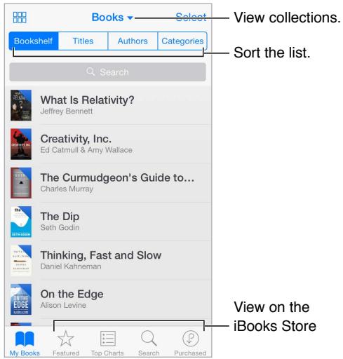 APPLE 6 - Organize books - 1