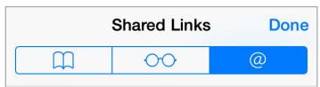 APPLE 6 - Shared links and subscriptions - 1