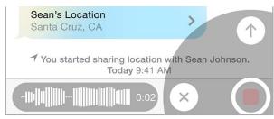 APPLE 6 - Send and receive messages - 2