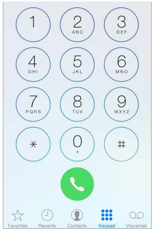 APPLE 6 - Make a call - 1