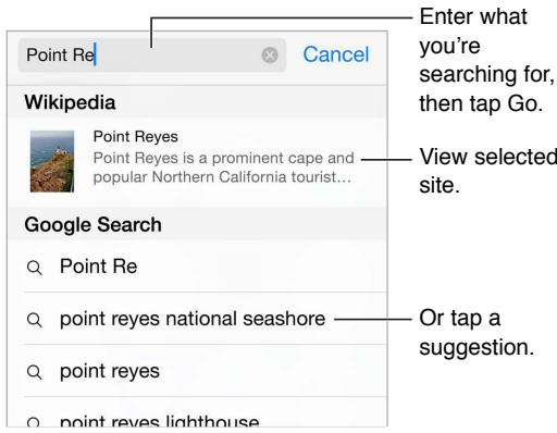 APPLE 6 - Search the web - 1